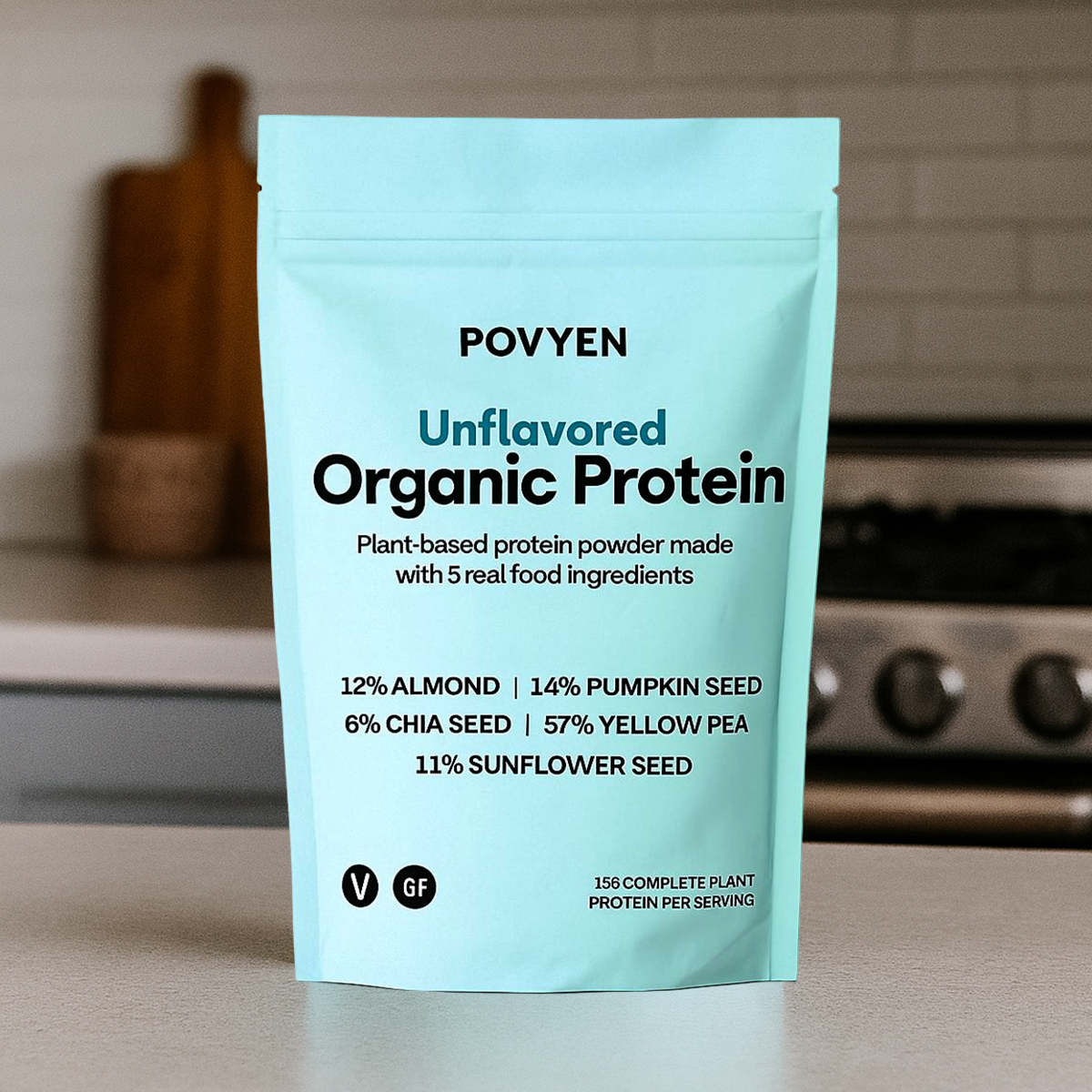 Povyen Unflavored Organic Protein